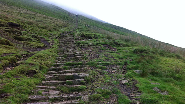 A View of Pendle Hill from the 2012 Quaker Pilgrimage