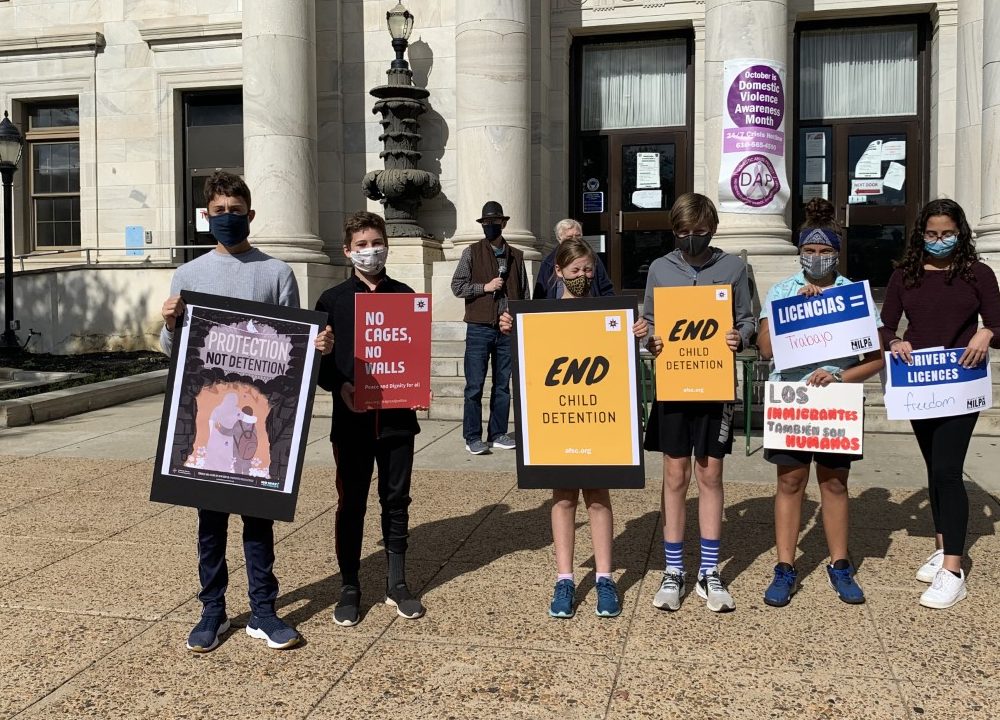 Providence Young  Friends Host Immigration Vigil At Delaware County Courthouse