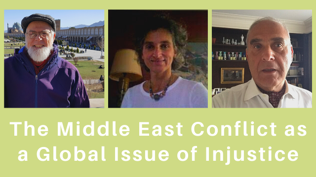 A Conversation with Sandy Rea, Tony Manasseh and Leila Barclay Following Their Workshop on the Middle East Conflict