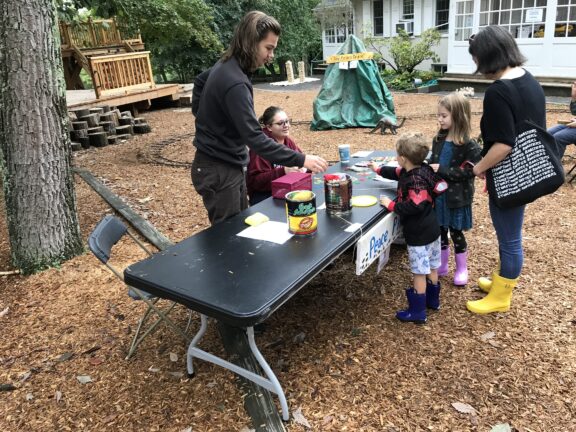 PYM Youth volunteer and engage families during Buckingham Meeting's 23rd Annual Peace Fair