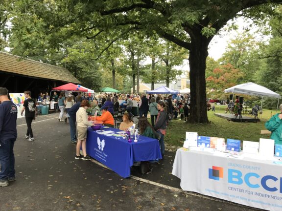 Vendors gathered during the annual Peace Fair