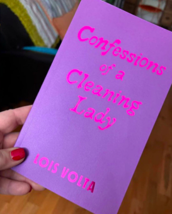 Purple & Pink Copy of Lois Volta's Confessions of a Cleaning Lady book