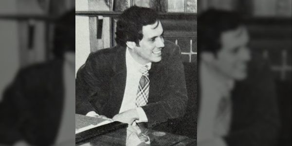 Black and white photo of Rich Eldridge.