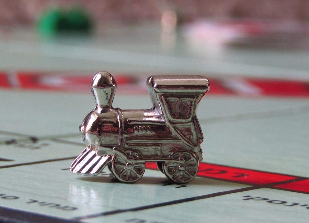 Train figure for monopoly.